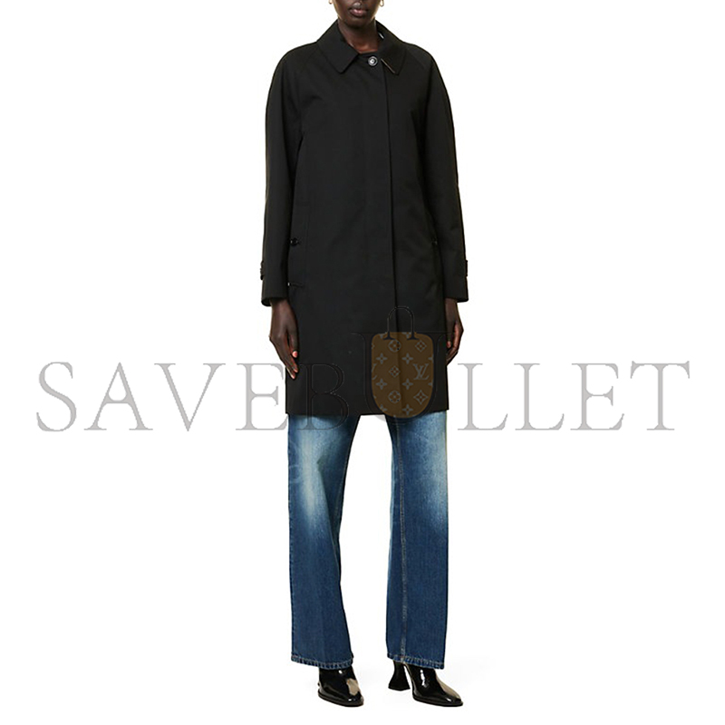 Bv*b*rry cotton camden heritage mid-length car coat